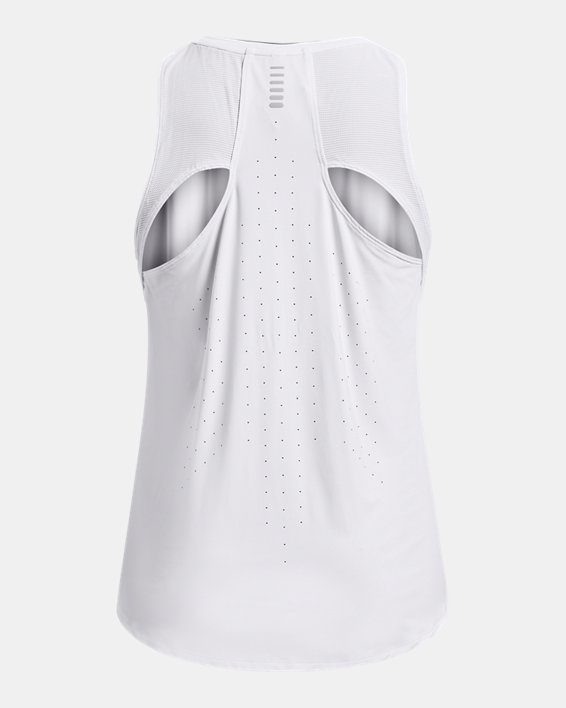 Camiseta sin mangas UA Iso-Chill 200 Laser para mujer, White, pdpMainDesktop image number 6